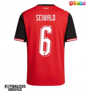 Rakousko Nicolas Seiwald #6 Dětské Domácí dres komplet MS 2026 Krátký Rukáv (+ trenýrky)